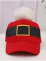 Unisex Santa Claus Baseball Cap with Pom-Pom Holiday Party Accessories