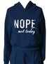 Hoodie Casual Loose Text Letters Two-Piece Set
