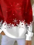 Christmas Casual Printing Sweatshirt