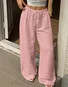 Loose Casual Plain Pants