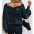 Loose Elegant Acrylic V Neck Sweater