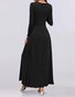 Elegant Cotton-Blend Regular Fit Dress With No