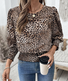 Loose Smock Crew Neck Casual Blouse