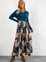 Tribal Loosen V Neck Dresses