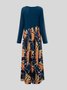 Tribal Loosen V Neck Dresses