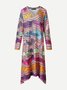Loosen Vintage Knitting Dress