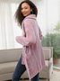 Cotton-Blend Long Sleeve Winter Cardigan Sweater for Women