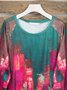 New Women Fashion Holiday Casual Vintage Long Sleeve Top