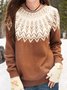 Sweater coat Casual Cotton Shirt & Top