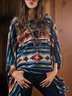 Vintage Loosen Cotton Blends Top