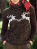 Brown Vintage Knitted Sweater
