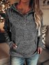 Casual Long Sleeve Cotton-Blend Sweater