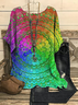 Plus size Hippie Short Sleeve Tops
