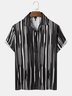 Men's Striped Basic Printed Shirts