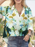 Floral Holiday Blouse