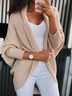 Plus size Casual Cardigan Knitted Outerwear
