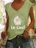 Be Kind Regular Fit Cotton Blends Casual Knit Tank