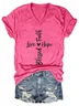 Women's Faith Hope Love Blessed V-Neck T-Shirt