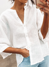 Casual Plain Blouse
