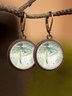 Casual Transparent Gem Dragonfly Earrings T-Shirt/Tee Matching
