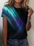 Casual Abstract Short sleeve T-Shirt