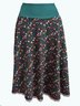Floral Loose Jersey Skirt