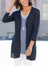 Plain Casual Coat