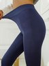 Women Plain Sports Autumn High Elasticity Standard Long H-Line Regular Regular Size Sweatpants