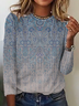 Printed Casual Long Sleeve T-Shirt