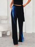 Jersey Ombre Printed Loose Casual Pants