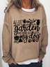 Women Funny Word I Just Want To Work In My Garden With My Dog Sweatshirt