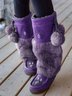 Comfort Soft Sole Fur Ball Panel Boots Plush Snow Boots Footwear