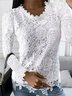 Lace Regular Fit Casual Lace Top