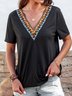 Casual V Neck Loose T-Shirt
