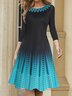 Casual Crew Neck Regular Sleeve Regular Fit Dress