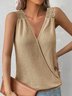 Casual Cotton-Blend Loose Others Tank Top