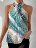 Regular Fit Abstract Casual Cami
