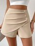 Casual Loose Buttoned Shorts
