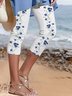 Regular Fit Casual Floral Leggings