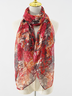 Bohemia Ombre Floral Pattern Scarves Shawls Casual Women's Accessories