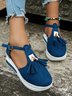 Tassels Suede Casual T-shaped Flat Shoes