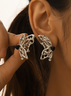 Casual Butterfly Pattern Heart Zircon Earrings Holiday Party Women's Fashion Jewelry