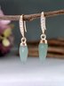 Natural Stone Rhinestone Elegant Dangle Earrings