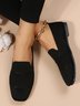 Women Hollow Out Comfy Square Toe Mesh Fabric Shoes