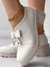 Plain All Season Casual Shallow Shoes