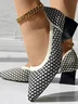 All Season Casual Plain Mesh Fabric Shallow Shoes