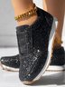 Glitter All Season Pu Sports Casual Shoes