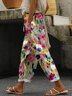 Floral Loose Casual Pants