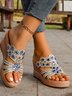 Plain Summer Slide Sandals