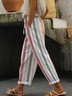 Loose Casual Color Block Pants